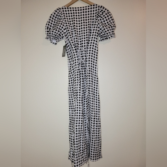 NWT Sleeper Marquise black and white gingham, sz xs - Picture 10 of 16